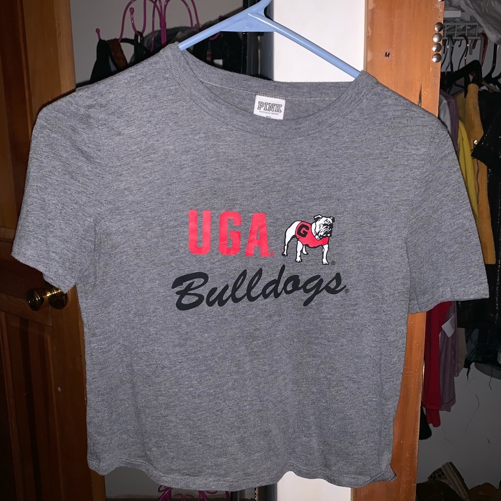 Victoria Secret- GA Bulldogs crop top